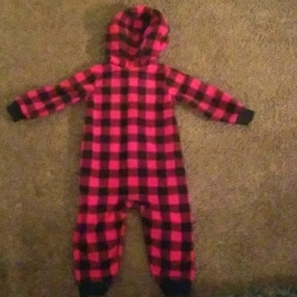 18m Red/Black Plaid PJ's - Picture 6 of 7